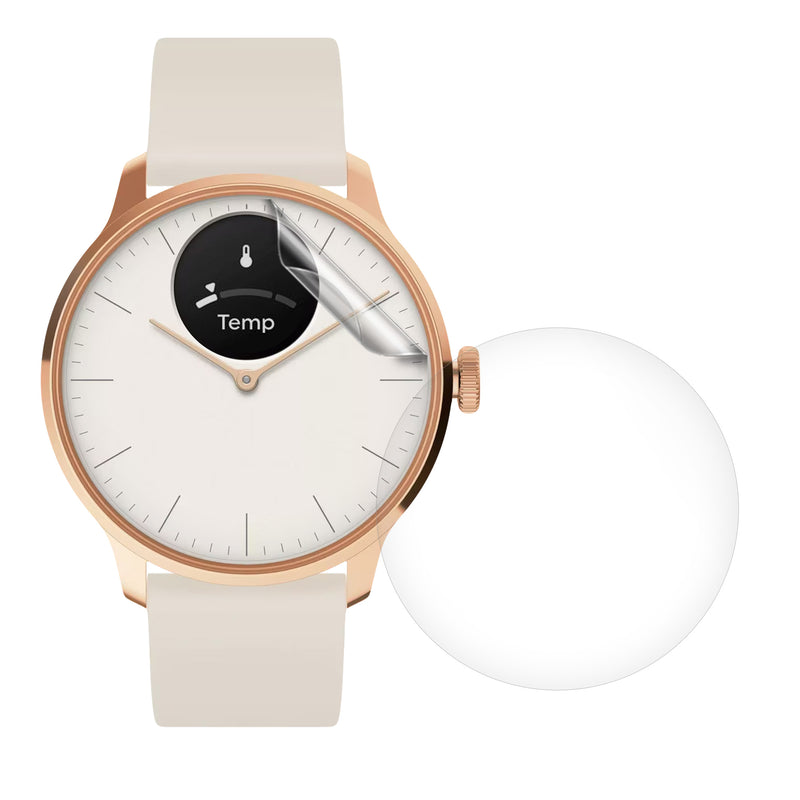 kwmobile Displayschutzfolie kompatibel mit Withings Scanwatch Light 37mm Schutzfolie für Fitness Tracker Displayschutz