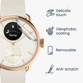 kwmobile Displayschutzfolie kompatibel mit Withings Scanwatch 2 38mm Schutzfolie für Fitness Tracker Displayschutz