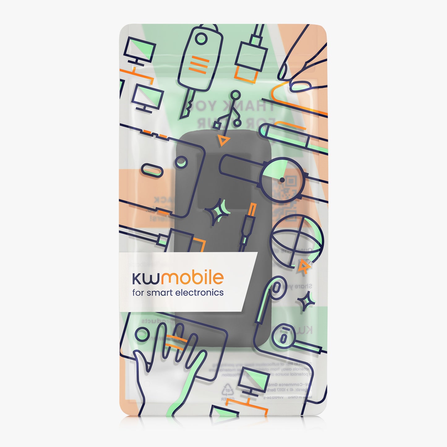 kwmobile Hülle für Anker Prime Power Bank 20000mAh Case - Powerbank Hülle für unterwegs - Tasche für Power Bank