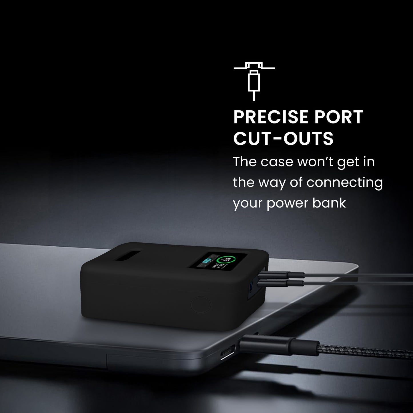 kwmobile Hülle für Anker Prime Power Bank 20000mAh Case - Powerbank Hülle für unterwegs - Tasche für Power Bank