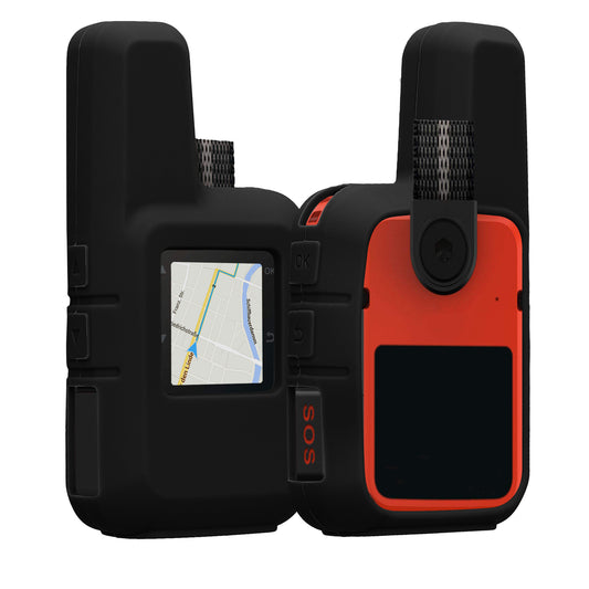 kwmobile Hülle kompatibel mit Garmin inReach Mini 2 - Schutzhülle für GPS Handgerät in Schwarz Schwarz  