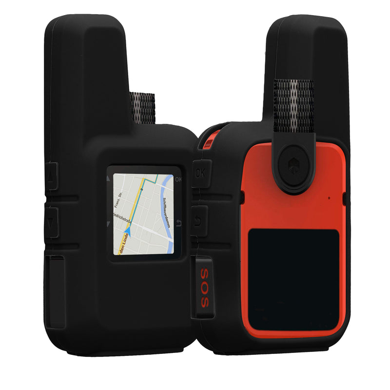 kwmobile Hülle kompatibel mit Garmin inReach Mini 2 - Schutzhülle für GPS Handgerät in Schwarz Schwarz  