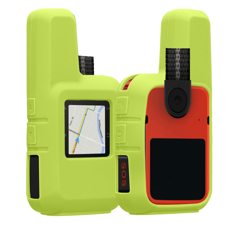 kwmobile Hülle kompatibel mit Garmin inReach Mini 2 - Schutzhülle für GPS Handgerät in Neon Gelb Neon Gelb  