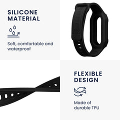kwmobile Sportarmband kompatibel mit Xiaomi Smart Band 10 / Smart Band 9 / 8 7 6 5 4 3 - Armband für Fitnesstracker