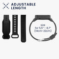 kwmobile Sportarmband kompatibel mit Xiaomi Smart Band 10 / Smart Band 9 / 8 7 6 5 4 3 - Armband für Fitnesstracker - mit Schutz Bumper