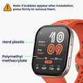 kwmobile Displayschutzfolie kompatibel mit Amazfit Bip 6 Folie Schutzfolie für Fitness Tracker robuster Displayschutz