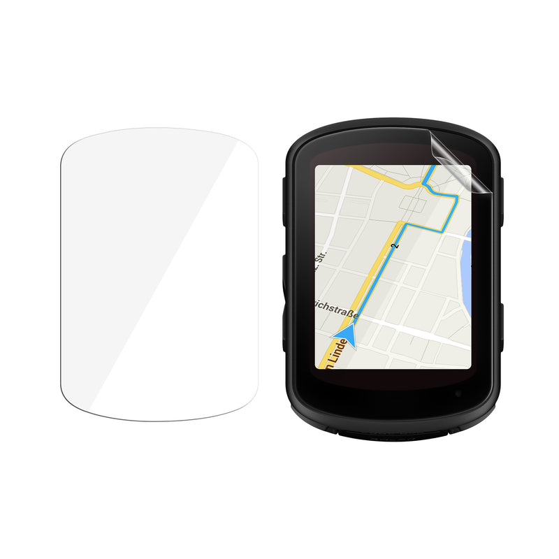 kwmobile 2x Fahrrad GPS Schutzfolie kompatibel mit Garmin Edge 840 / Edge 540 Folie - Set Displayschutzfolie für Bike GPS Computer - transparenter Displayschutz aus PMMA Transparent  