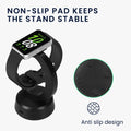 kwmobile USB Ladegerät kompatibel mit Samsung Galaxy Fit 3 / Honor Watch Fit / Oppo Band 2 / Keep B4 - USB Kabel Charger Stand - Smart Watch Ladestation - Ladekabel mit Standfunktion