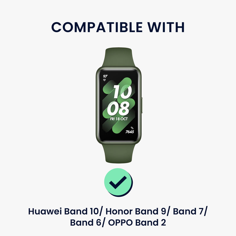 kwmobile USB Ladegerät kompatibel mit Huawei Band 10 / Honor Band 9 / Band 7 / Band 6 / OPPO Band 2 - USB Kabel Charger Stand - Smart Watch Ladestation - Ladekabel mit Standfunktion