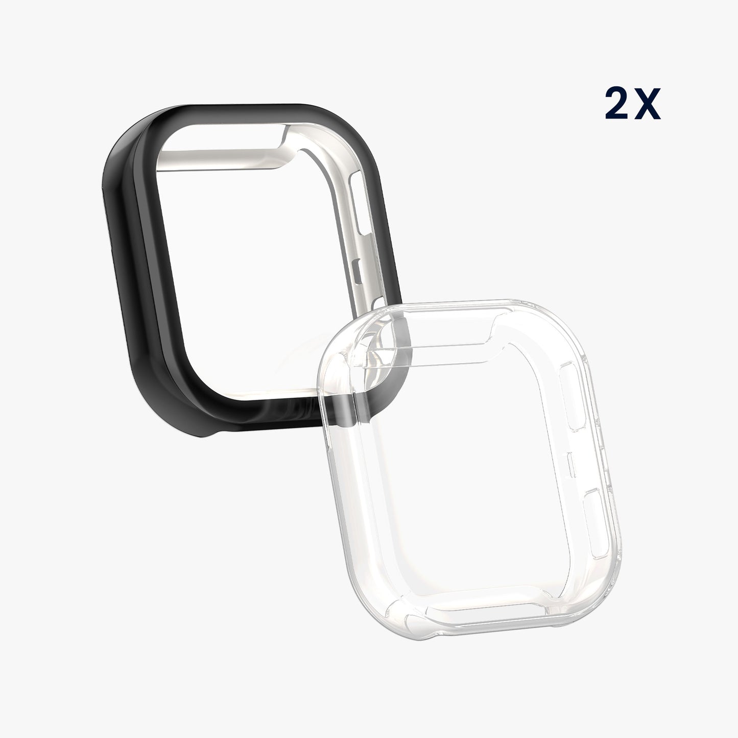 kwmobile Schutzhülle für Amazfit Bip 6 Fullbody Display Cover Set