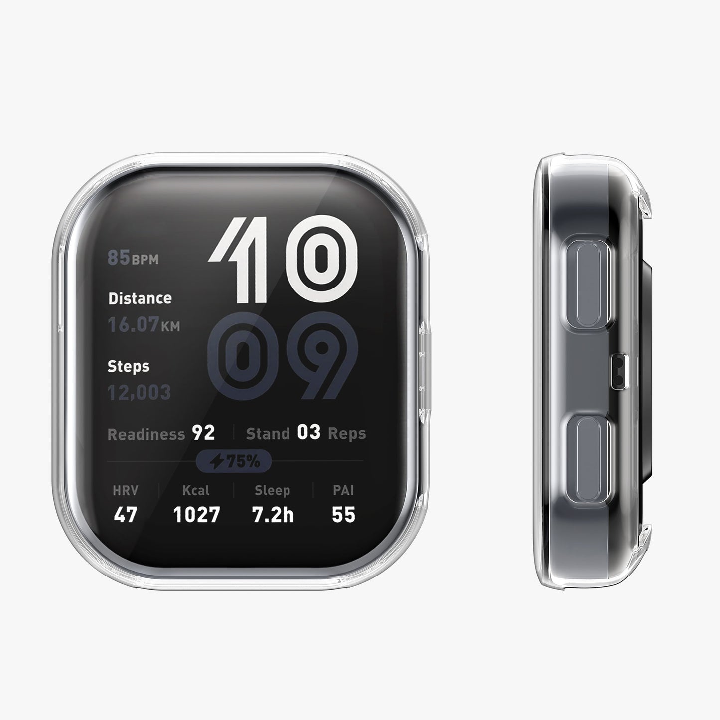 kwmobile Schutzhülle für Amazfit Bip 6 Fullbody Display Cover Set