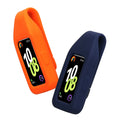 kwmobile Clip Halter kompatibel mit Huawei Band 10 / 9 / 8 - Silikon Fitnesstracker Halterung - ohne Tracker Dunkelblau  [dsg03]