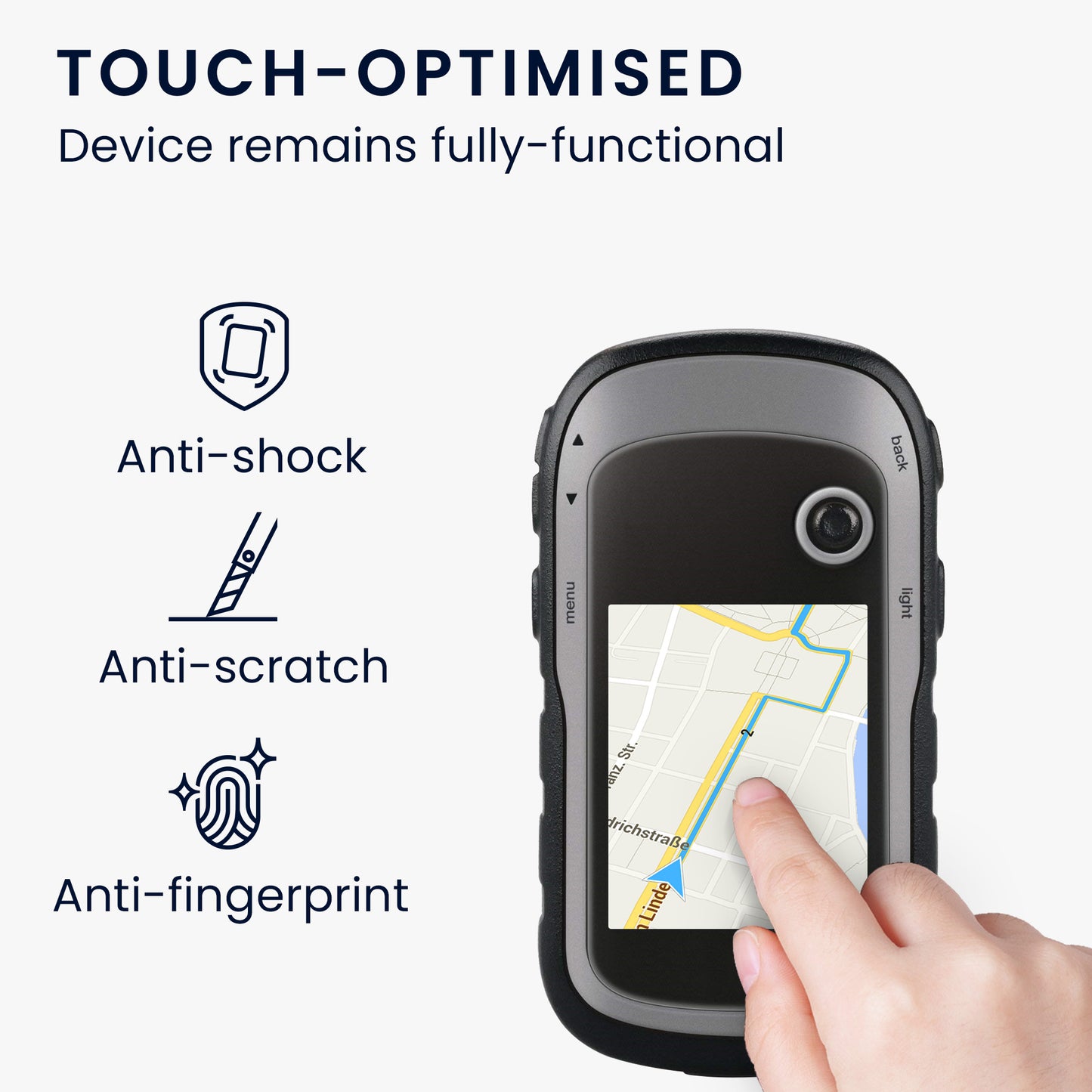 Folie für Garmin eTrex 10 / 20 / 30