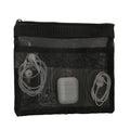 kwmobile Reise Organizer aus Mesh - Zubehör Organizer - Meshtasche für Handy Kabel Power Bank Festplatten Ladegerät - Reißverschlusstasche