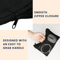 kwmobile Reise Organizer aus Mesh - Zubehör Organizer - Meshtasche für Handy Kabel Power Bank Festplatten Ladegerät - Reißverschlusstasche