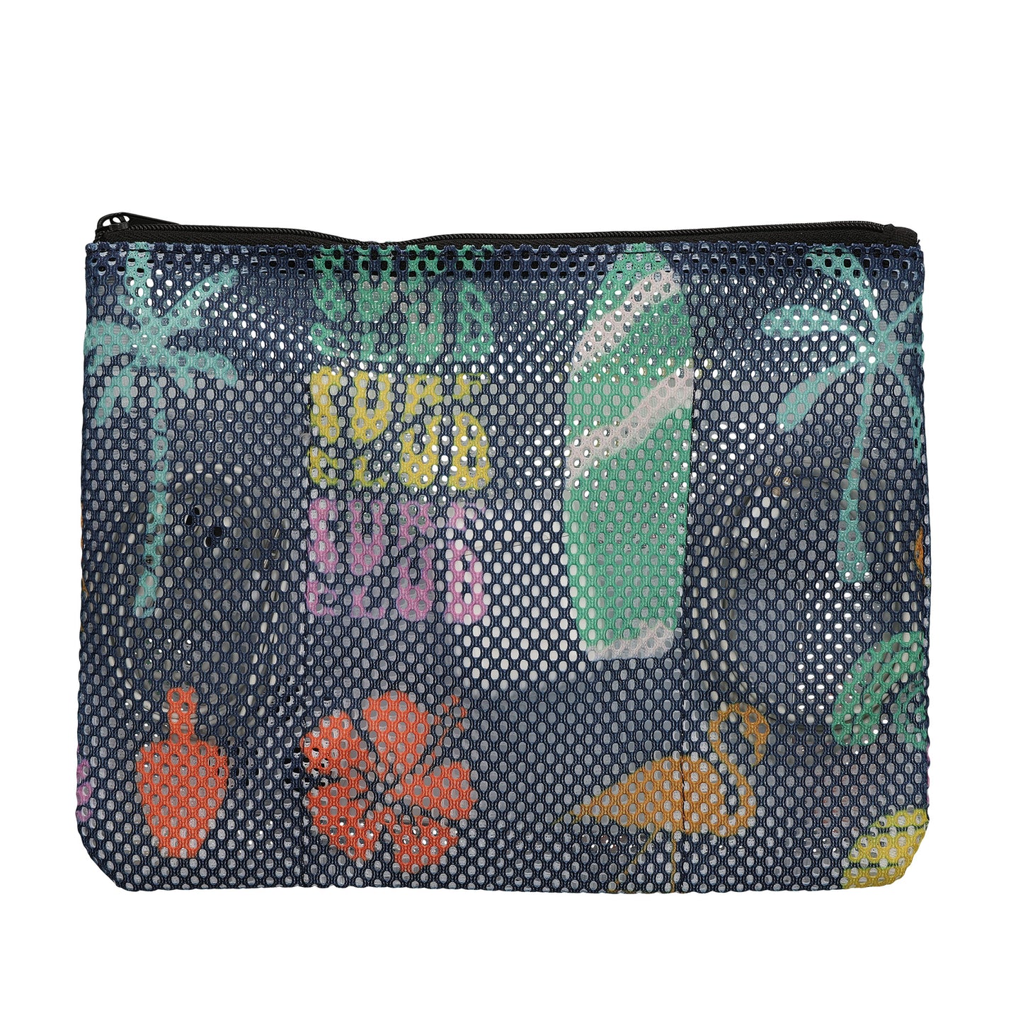 kwmobile Reise Organizer aus Mesh - Zubehör Organizer - Meshtasche für Handy Kabel Power Bank Festplatten Ladegerät - Reißverschlusstasche - Mehrfarbig Mehrfarbig  