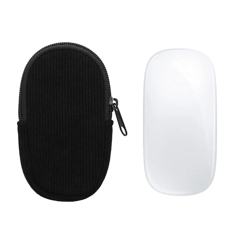 kwmobile Maus Tasche kompatibel mit Apple Magic Mouse 1 / 2 Hülle - Case für Bluetooth Maus aus robustem und Neopren Stoff