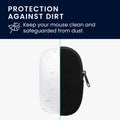 kwmobile Maus Tasche kompatibel mit Apple Magic Mouse 1 / 2 Hülle - Case für Bluetooth Maus aus robustem und Neopren Stoff