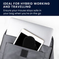 kwmobile Maus Tasche kompatibel mit Apple Magic Mouse 1 / 2 Hülle - Case für Bluetooth Maus aus robustem und Neopren Stoff