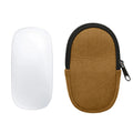 kwmobile Maus Tasche kompatibel mit Apple Magic Mouse 1 / 2 Hülle - Case für Bluetooth Maus aus robustem Cord und Neopren Stoff - Olivgrün Olivgrün  