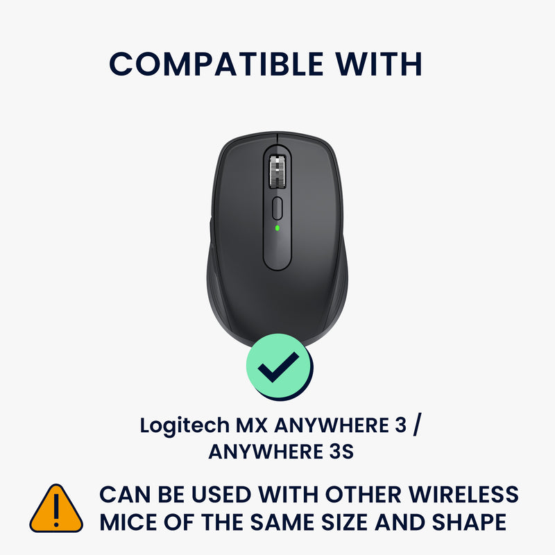 kwmobile Maus Tasche kompatibel mit Logitech MX ANYWHERE 3 / ANYWHERE 3S Hülle - Case für Bluetooth Maus aus robustem Neopren Stoff