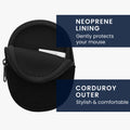 kwmobile Maus Tasche kompatibel mit Logitech MX ANYWHERE 3 / ANYWHERE 3S Hülle - Case für Bluetooth Maus aus robustem Neopren Stoff