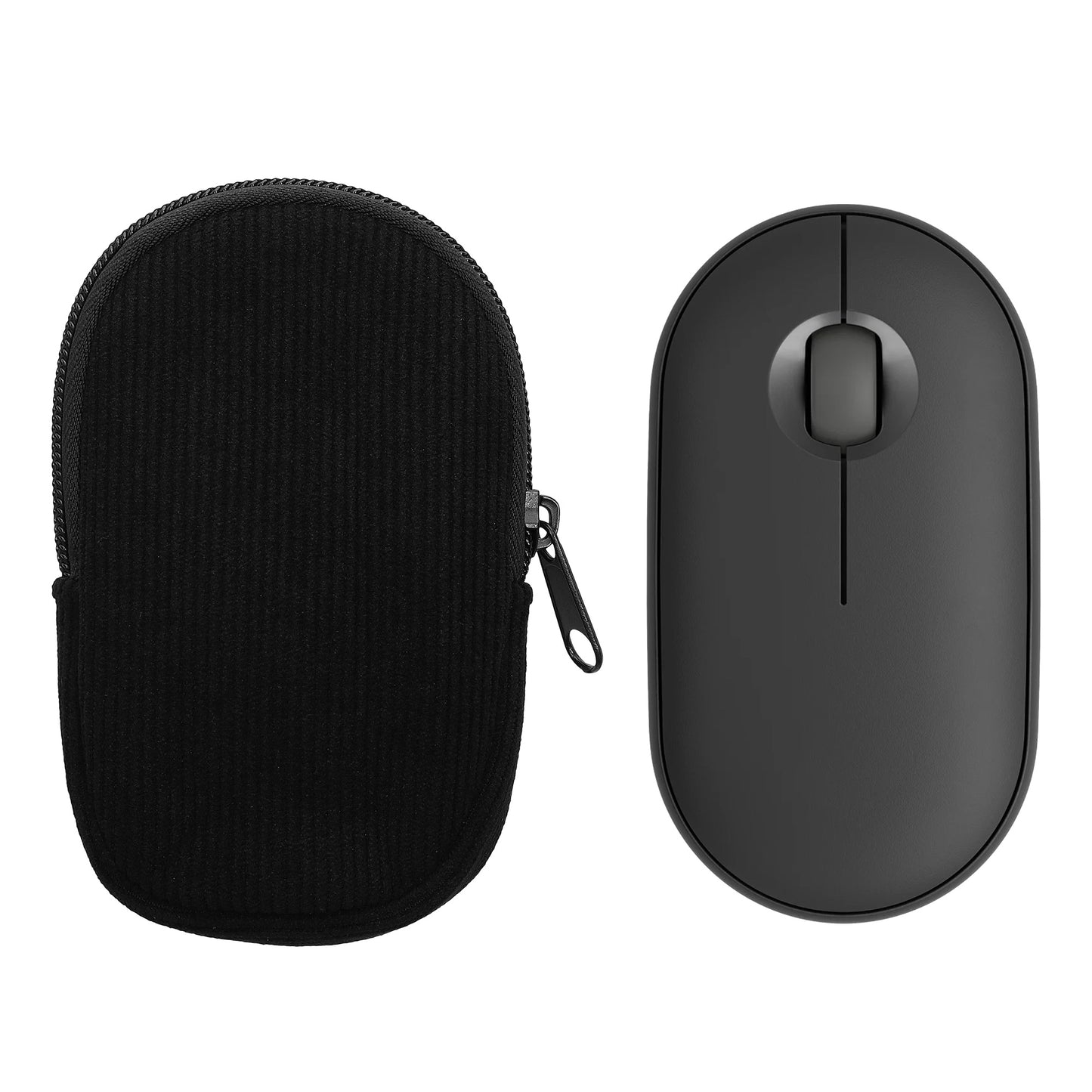 kwmobile Maus Tasche kompatibel mit Logitech Pebble Mouse 2 M350s / M350 Hülle - Case für Bluetooth Maus aus Neopren Stoff