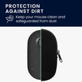 kwmobile Maus Tasche kompatibel mit Logitech Pebble Mouse 2 M350s / M350 Hülle - Case für Bluetooth Maus aus Neopren Stoff