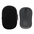 kwmobile Maus Tasche kompatibel mit Logitech M240 SILENT / M325S Hülle - Case für Bluetooth Maus aus robustem Neopren Stoff