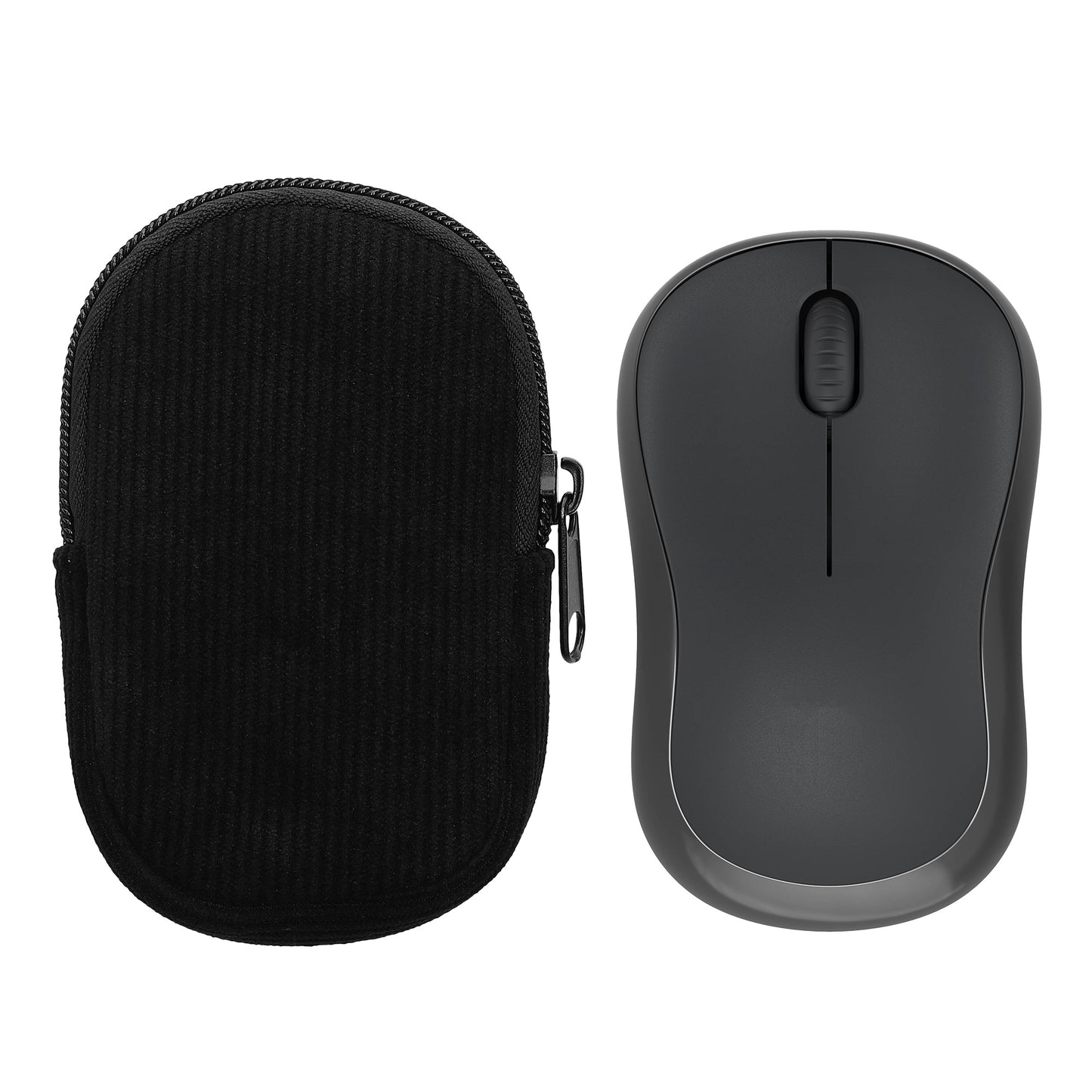 kwmobile Maus Tasche kompatibel mit Logitech M240 SILENT / M325S Hülle - Case für Bluetooth Maus aus robustem Neopren Stoff
