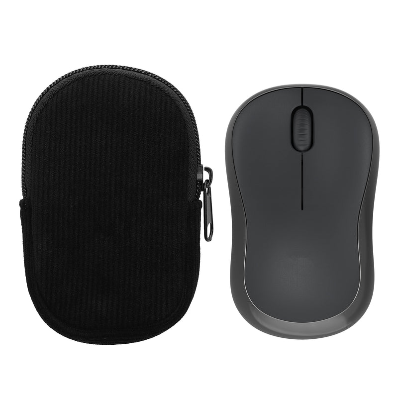 kwmobile Maus Tasche kompatibel mit Logitech M240 SILENT / M325S Hülle - Case für Bluetooth Maus aus robustem Neopren Stoff