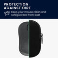 kwmobile Maus Tasche kompatibel mit Logitech M240 SILENT / M325S Hülle - Case für Bluetooth Maus aus robustem Neopren Stoff