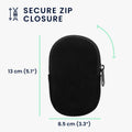 kwmobile Maus Tasche kompatibel mit Logitech M240 SILENT / M325S Hülle - Case für Bluetooth Maus aus robustem Neopren Stoff