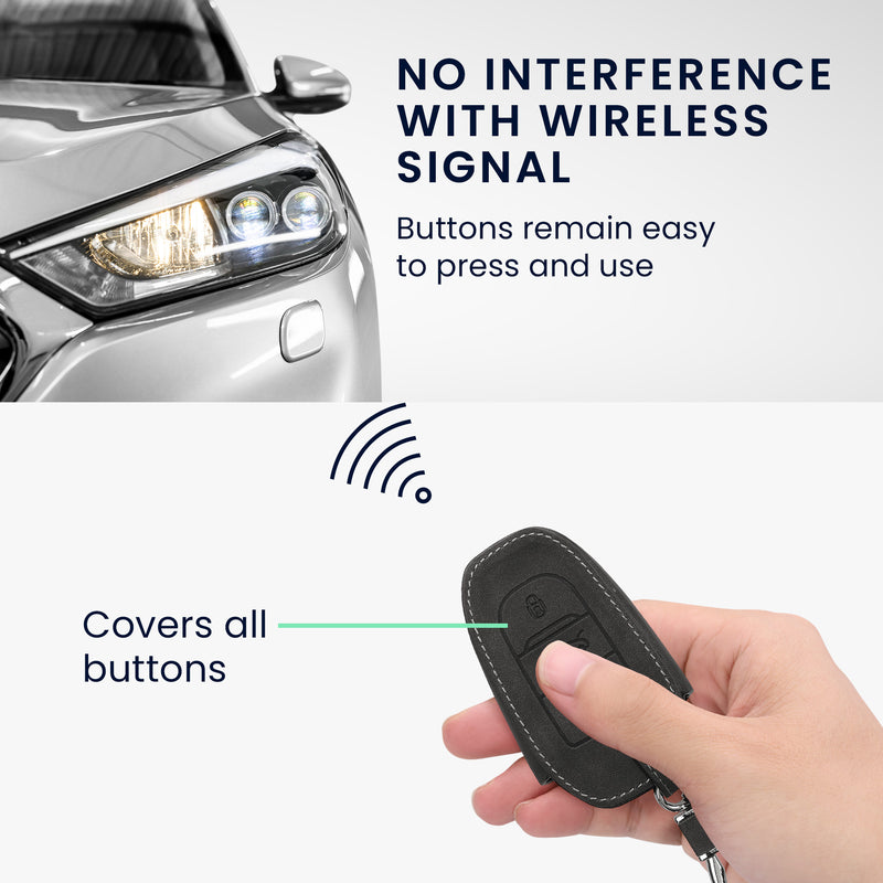 kwmobile Autoschlüssel Hülle kompatibel mit Opel 3-Tasten Smartkey Autoschlüssel Keyless Go Schutzhülle Cover