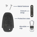kwmobile Autoschlüssel Hülle kompatibel mit Opel 3-Tasten Smartkey Autoschlüssel Keyless Go Schutzhülle Cover