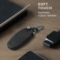 kwmobile Autoschlüssel Hülle kompatibel mit Audi A6 A7 A8 Q7 Q8 3-Tasten Autoschlüssel Keyless Kunstleder Schutzhülle Schlüsselhülle Cover