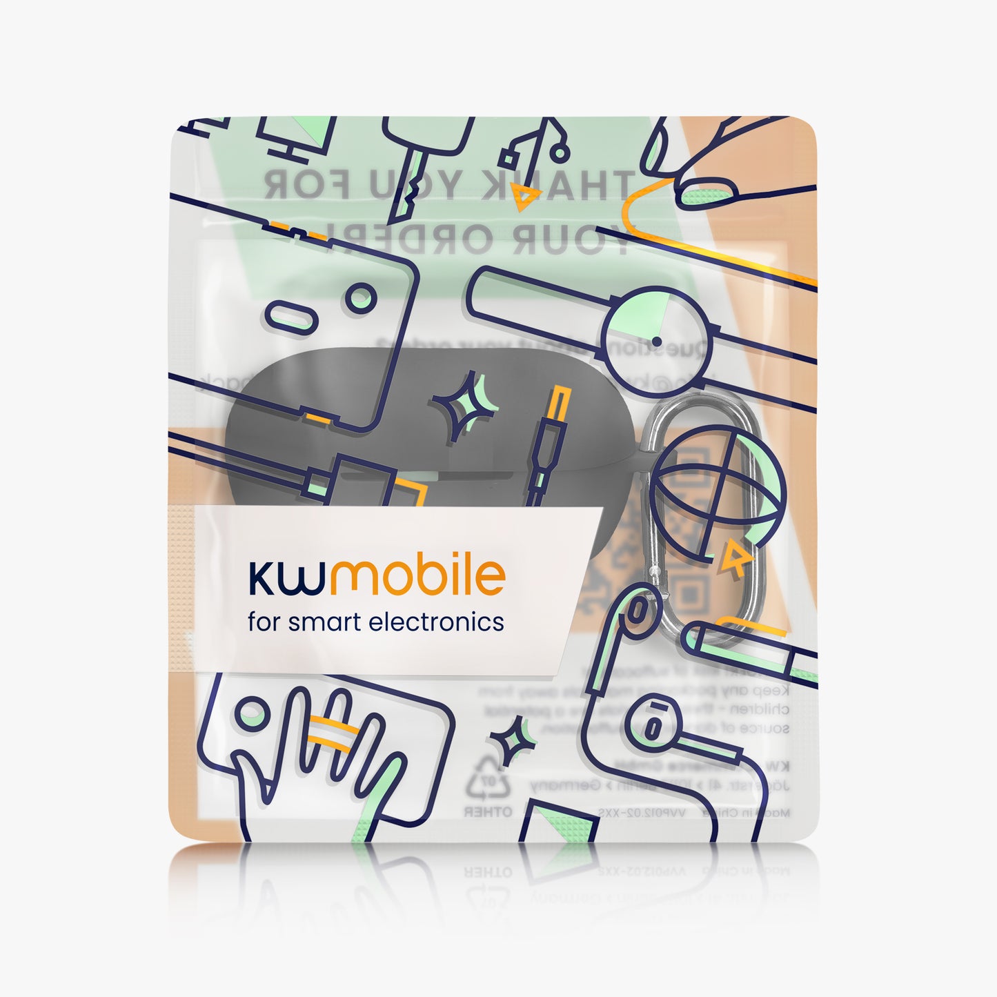 kwmobile Hülle kompatibel mit Sony WF-C710N Kopfhörer