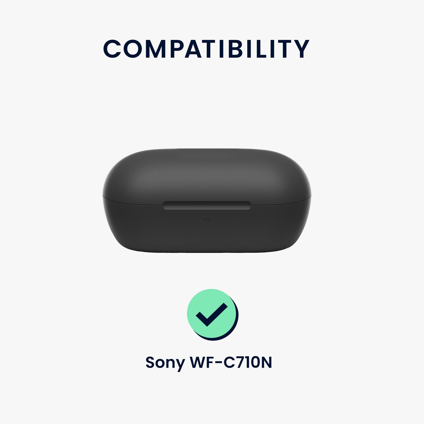 kwmobile Hülle kompatibel mit Sony WF-C710N Kopfhörer