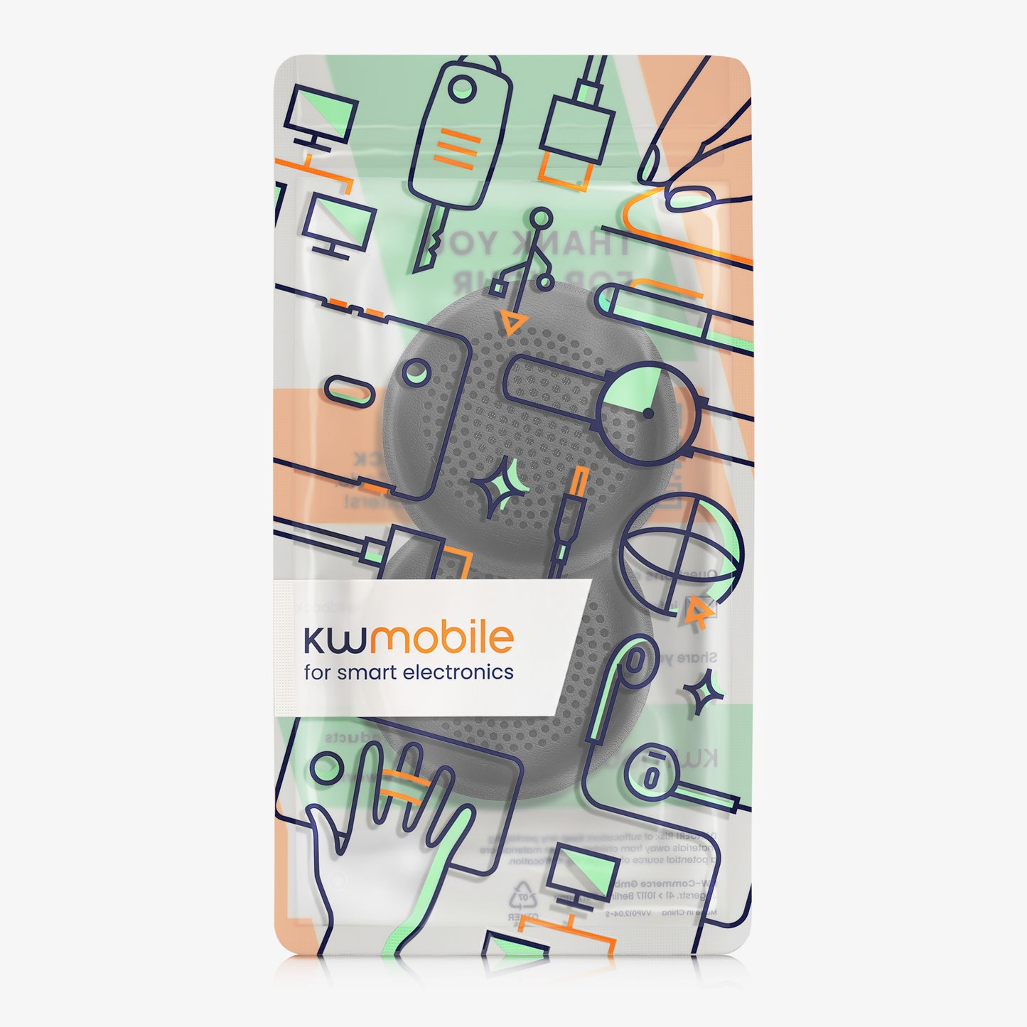 kwmobile Ohr Polster für Logitech Zone Wired Kopfhörer Ersatzteile Over Ear Headphones