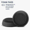 kwmobile Ohr Polster für Logitech Zone Wired Kopfhörer Ersatzteile Over Ear Headphones
