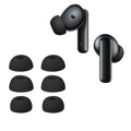 kwmobile 6x Polster kompatibel mit Huawei Freebuds 6i - 3 Größen - Silikon Ohrstöpsel In-Ear Kopfhörer Schwarz  