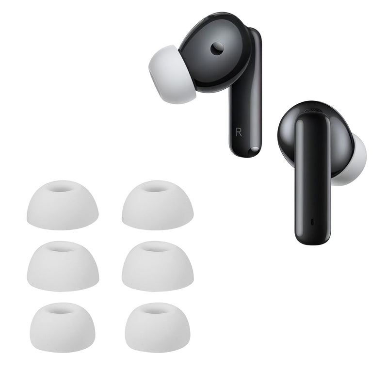 kwmobile 6x Polster kompatibel mit Huawei Freebuds 6i - 3 Größen - Silikon Ohrstöpsel In-Ear Kopfhörer Weiß  