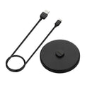 kwmobile Ladeschale kompatibel mit Sony LinkBuds Speaker - Ladestation mit USB C Ladekabel - Ladegerät tragbar - Schwarz Schwarz  