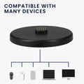 kwmobile Ladeschale kompatibel mit Sony LinkBuds Speaker Ladestation mit USB C Ladekabel Ladegerät tragbar