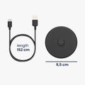 kwmobile Ladeschale kompatibel mit Sony LinkBuds Speaker Ladestation mit USB C Ladekabel Ladegerät tragbar