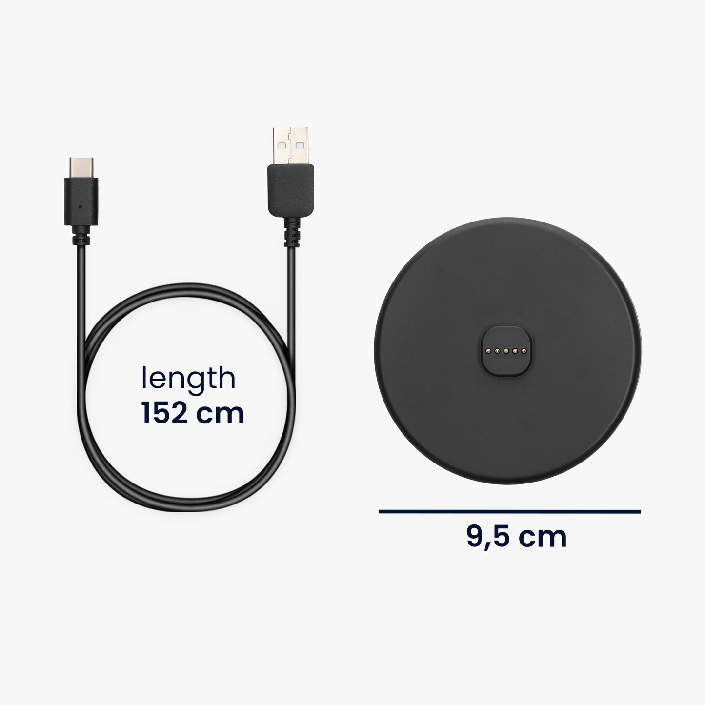 kwmobile Ladeschale kompatibel mit Sony LinkBuds Speaker Ladestation mit USB C Ladekabel Ladegerät tragbar