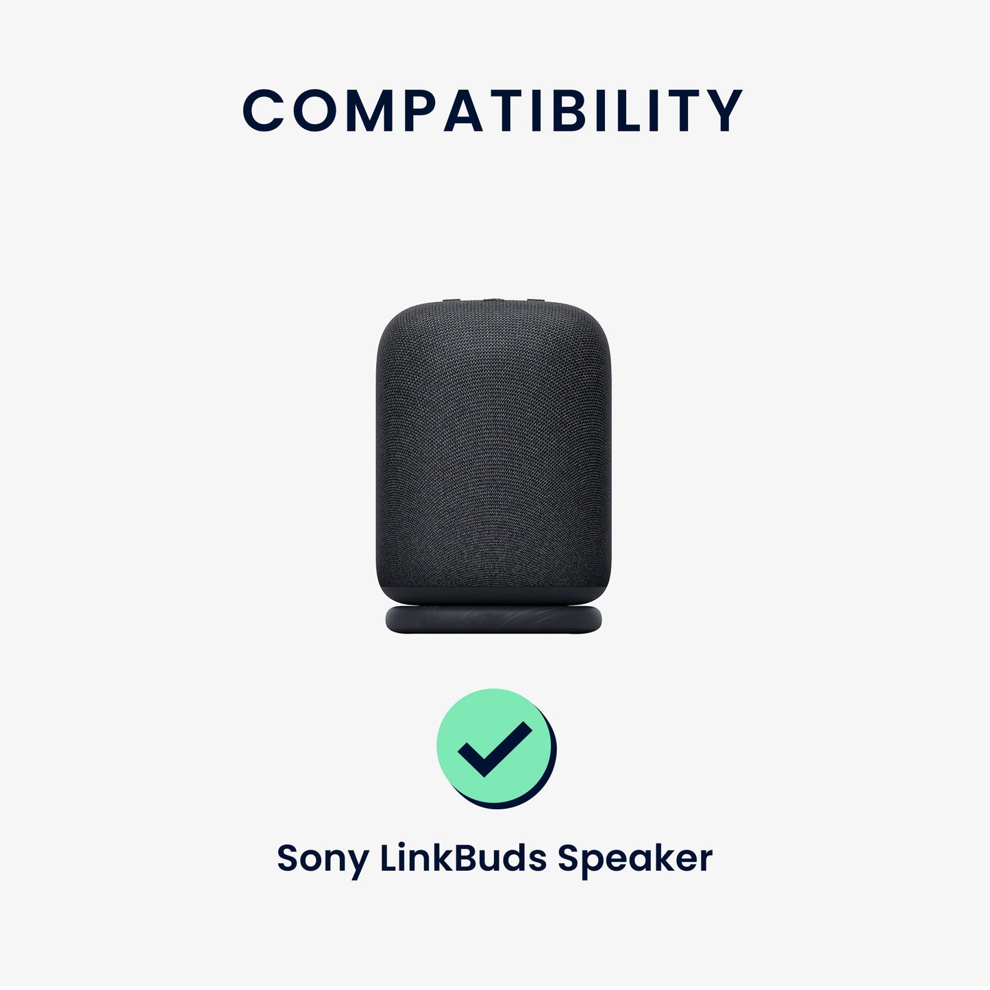 kwmobile Ladeschale kompatibel mit Sony LinkBuds Speaker Ladestation mit USB C Ladekabel Ladegerät tragbar
