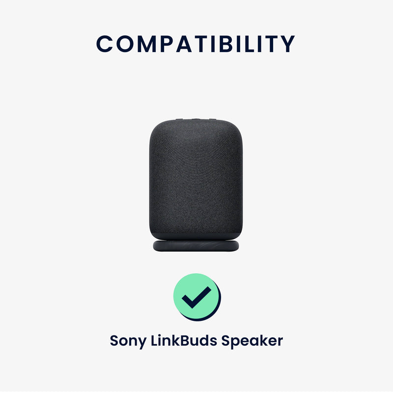 kwmobile Ladeschale kompatibel mit Sony LinkBuds Speaker Ladestation mit USB C Ladekabel Ladegerät tragbar
