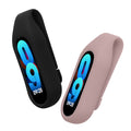 kwmobile Clip Halter kompatibel mit Xiaomi Mi Band 10 / 9 / 8 - Silikon Fitnesstracker Halterung - ohne Tracker Schwarz  [dsg05]
