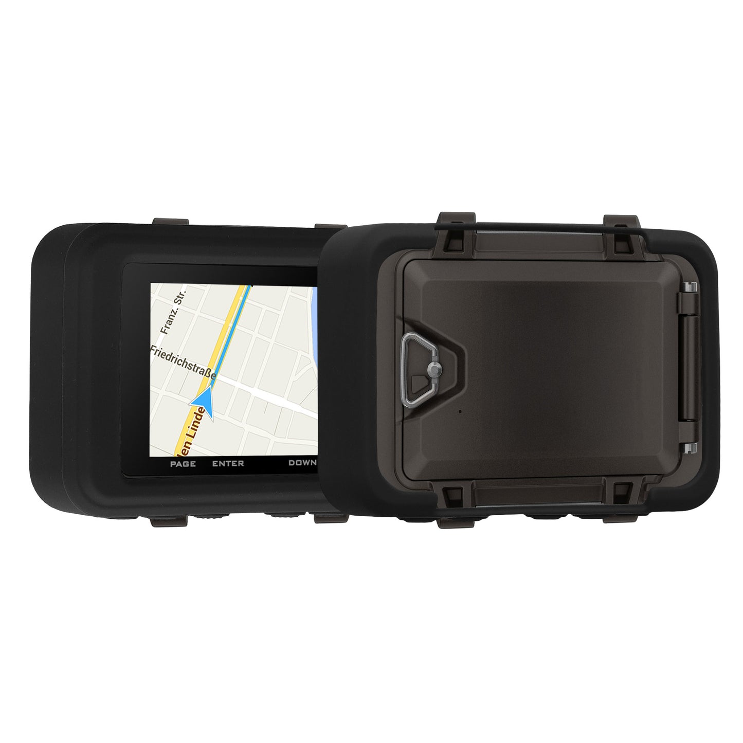 kwmobile Hülle kompatibel mit Garmin Foretrex 801 / 901 - Schutzhülle für GPS Handgerät in Schwarz Schwarz  